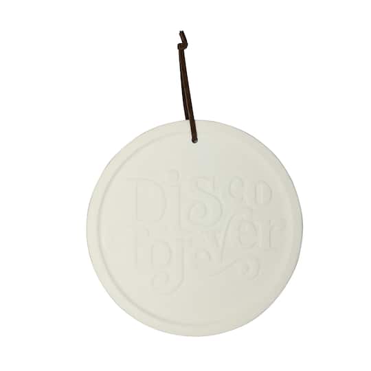 Jonathan Adler x Michaels 8" Disco Forever DIY Round Ceramic Plaque